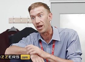 BRAZZERS - Miss Alice Reprobate Finds A Gloryhole In The Gallimaufry & Soon After She Has A Cock Buried In Her Mouth