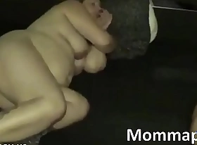 Chubby meaningful wife step by step slowly riding over the extent of she is meaningful mommapov us