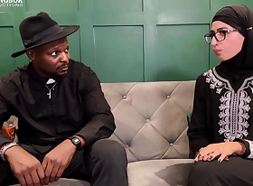 Hijabi Aaliyah Yasin Is Blessed by Father Dimitri's Holy Water