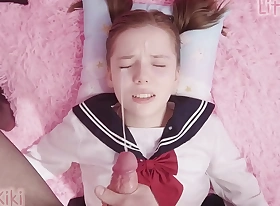 step DADDY rip the tights of his SCHOOL GIRL DAUGHTER and ROUGHLY FUCKED a TEEN