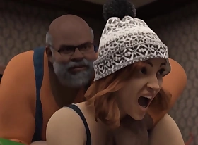 Curvy Fit together Spends Her Unobstructed Day At the Christmas Seductive Knavish Dick