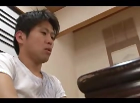 Japanese Mom Comforts Young Boy...F70