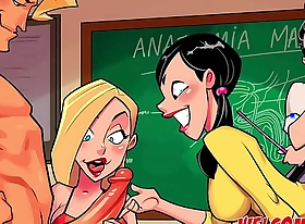 Lovemaking and orgy in college anatomy class - College Perverts