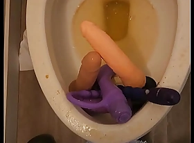 Cum in her antibac element wipes, in her daily morning yogurt and piss cum on her toys